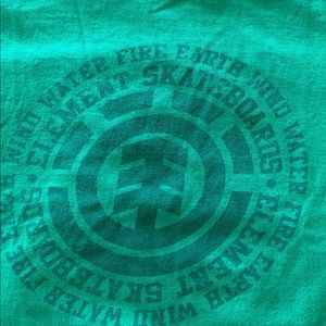 Used kids element skateboarding shirt
